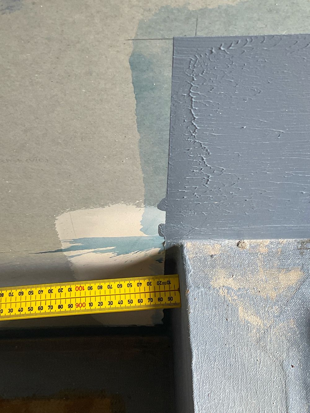 Bath junction membrane measured short of the 40mm lap each side, Strathtulloh